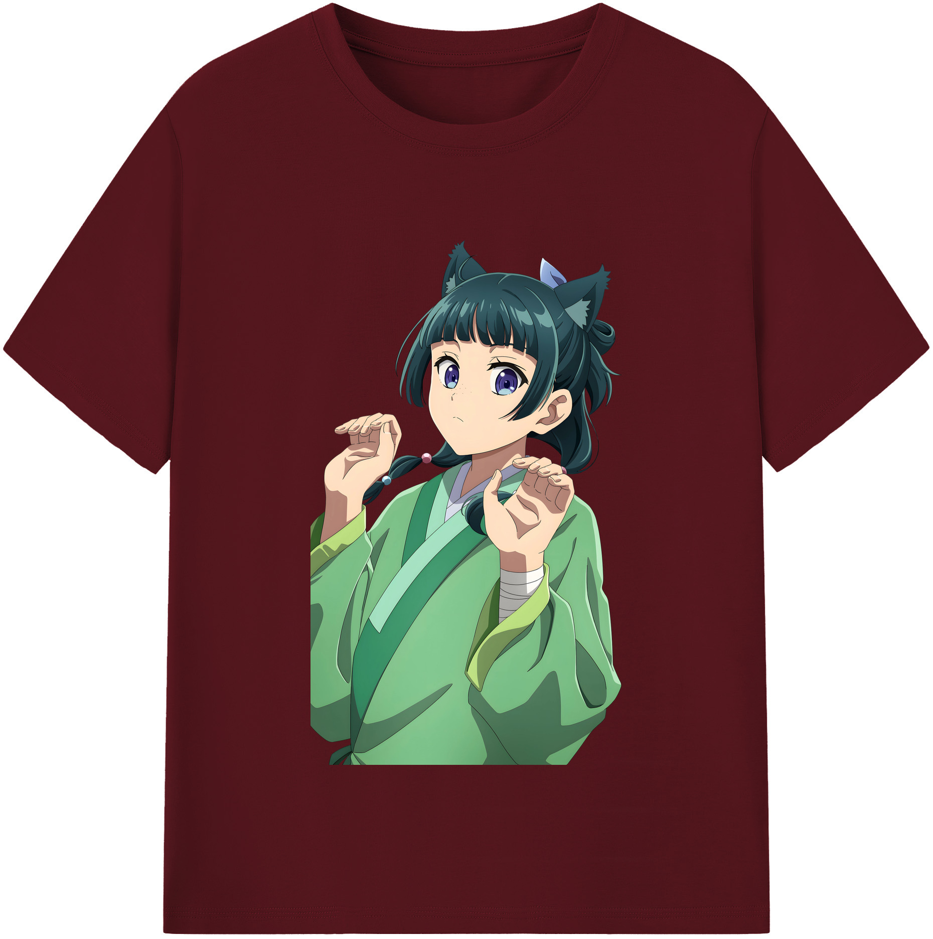 （画像用） 薬屋のひとりごと The Apothecary Diaries 綿100％半袖Tシャツ（フロントプリント）